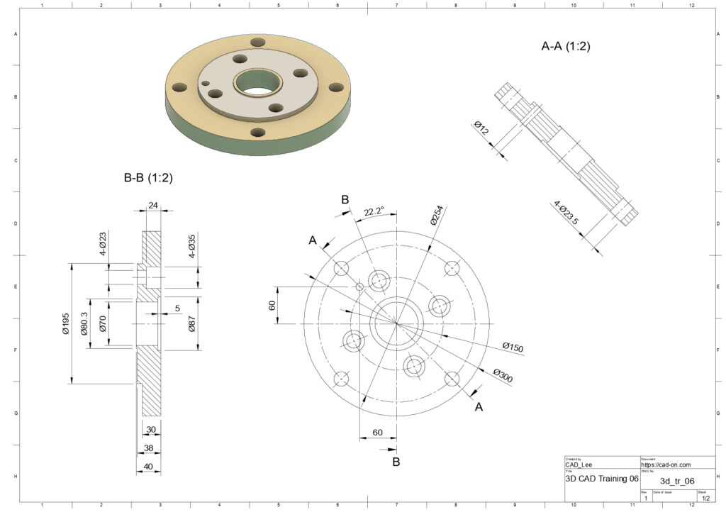 3D CAD Fusion360 Training modeling モデリング 初級　入門