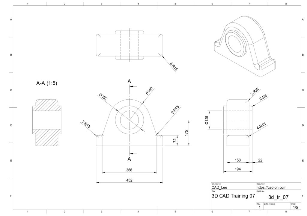 3D CAD Fusion360 Training modeling モデリング 3次元 初級　入門