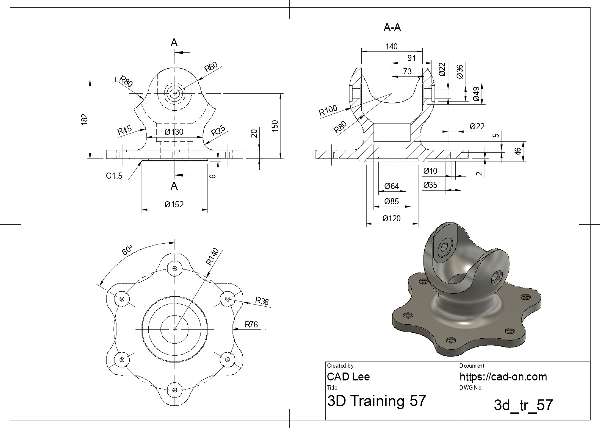 Fusion360 Tutorial 57 | 分かりやすい3Dモデリングサイト CAD ON