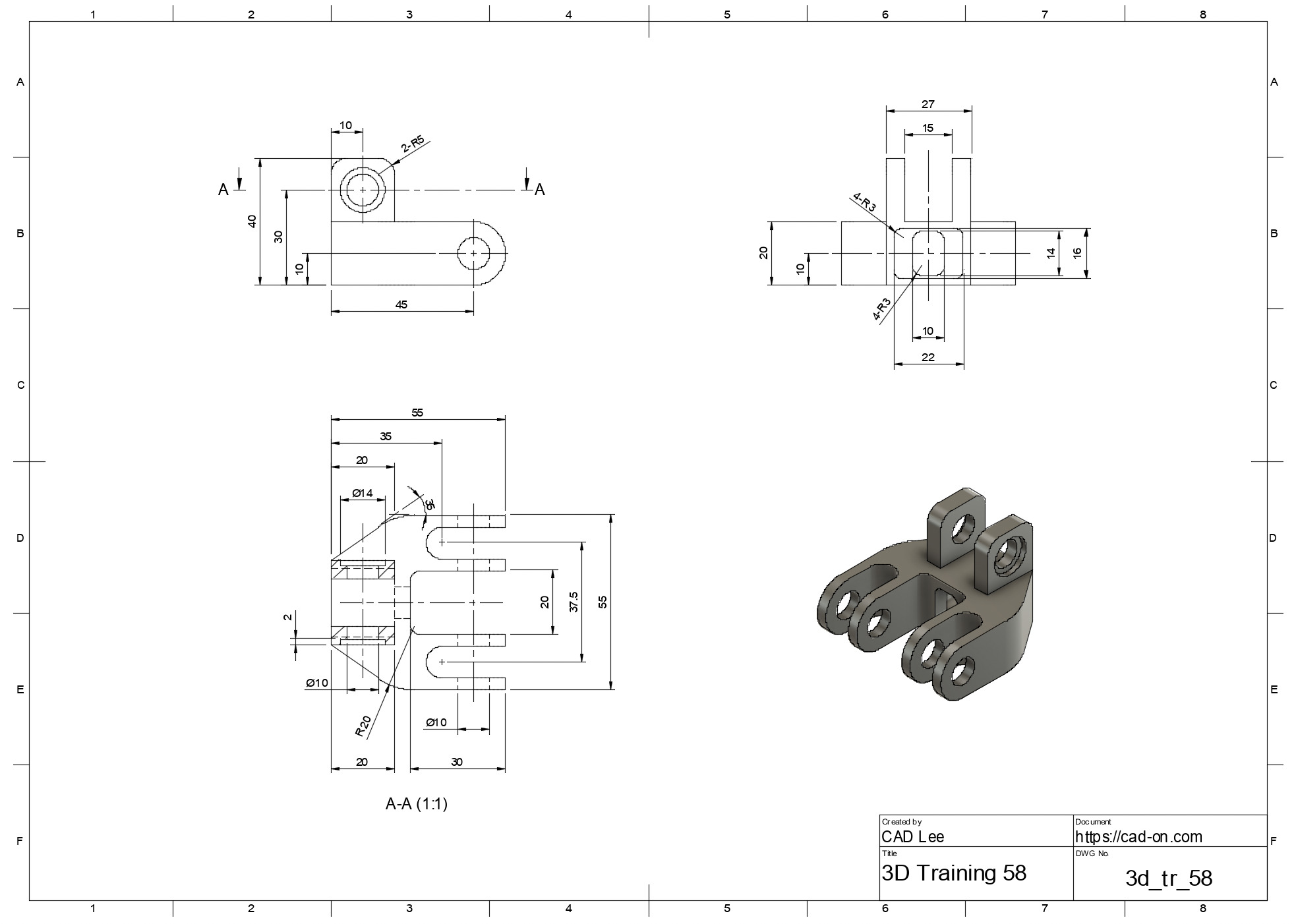 Fusion360 Tutorial 58 | 3Dモデリングサイト CAD ON