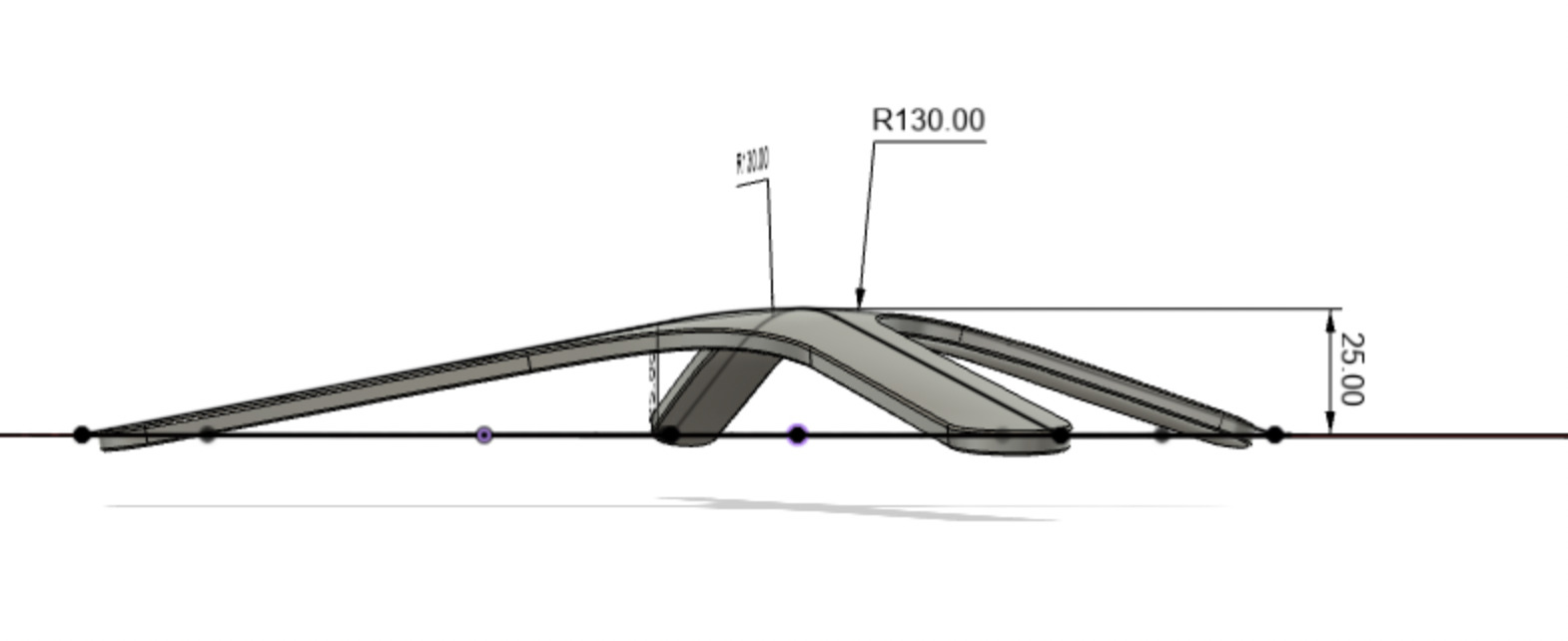 Monitor Stand modeling 3d cad 図面 寸法