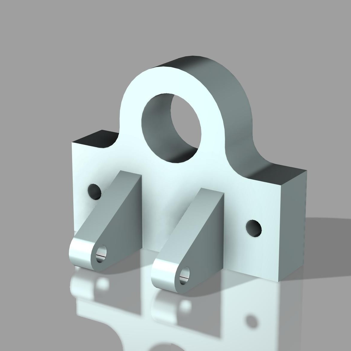 STL Download Free – Clevis Mount Bracket